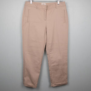 Chico's So Slimming khaki cropped pants-0
